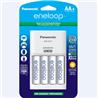 PANASONIC Eneloop AA Smart Charger with 4-AA 2000mAh Combo Kit