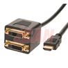 iCAN HDMI Male (Source) to 2 x DVI-D Female (Output) Splitting Adapter