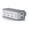 BELKIN 3-Outlet 918-Joules Mini Surge Protector - 2 USB Charging Ports