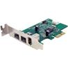 StarTech (PEX1394B3LP) - Carte Adaptateur PCI Express vers 3 ports FireWire - 2 ports FireWire 800 IEEE 1394b femelle 9 broc...