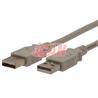 iCAN USB A-A M/M Cable - 15 ft. (for PC to PC or PC to Device with type "A" connection) (USB2HSAAMM-015)