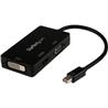 STARTECH Mini DisplayPort to VGA/DVI/HDMI Adapter, 3-in-1 Converter