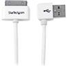 StarTech 1m (3 ft) Apple Dock Connector to Left Angle USB Cable for iPod / iPhone / iPad with Stepped Connector - USB/Proprieta