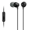 SONY MDR-EX15AP In-Ear EX Monitor Headphones with Mic & Remote, Black