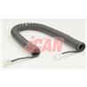 iCAN Telephone Receiver Headset Replacement Coiled Cable - 6ft.