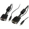 StarTech Coax High Resolution Monitor VGA Cable with Audio HD15 M/M - 35 ft. (MXTHQMM35A)