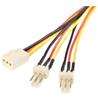 STARTECH 12in TX3 Fan Power Splitter Cable