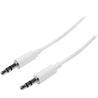 Câble audio stéréo fin blanc STARTECH 3,5 mm - 1 m