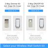 SKYLINK Wireless 3-Way On/Off/Dimmer Kit with Snap-on Cover (SK-7A)(Open Box)