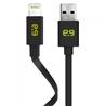 PureGear 60692PG Charge/Sync Flat Cable Lightning 4ft Black