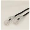 iCAN Super Slim Premium Cat6 Gigabit LAN Patch Cable, Black, 1 ft