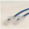 iCAN Super Slim Premium Cat6 Gigabit LAN Patch Cable, Blue, 1ft