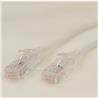 iCAN Super Slim Premium Cat6 Gigabit LAN Patch Cable, White, 1ft