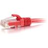 C2G Cat5e Snagless UTP Cable- Red 5ft