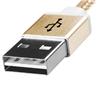 ADATA Woven Metallic Braided Micro USB Cable, Gold(Open Box)