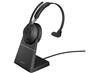 Jabra Evolve2 65 Link390a MS Mono Stand BLK