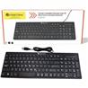 IntekView Slim V2 Ergonomic Office Keyboard-Black-Full Size-(K730CFW)
