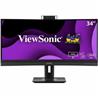 ViewSonic VG3457CV 34" Class Webcam UW-QHD Curved Screen LED Monitor