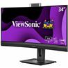 ViewSonic VG3457CV 34" Class Webcam UW-QHD Curved Screen LED Monitor