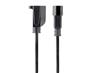 Power IEC 60320 C14 Power NEMA 5-15R - receptacle Black 3 ft