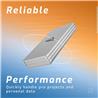 2TB, NVME x 1, USB-C 3.2 Gen 2 10Gb/s bus-powered mini-sized, rugged,