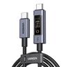 Câble de charge rapide UGREEN USB-C vers USB-C PD avec écran intelligent TFT 2 m