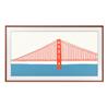 SAMSUNG 65" "The Frame" Customizable Beveled Chamfer Bezel - Red