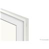 SAMSUNG 75" "The Frame" Customizable Basic Bezel - White