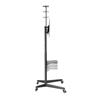 Brateck Versatile & Compact Steel TV Cart (Black)(Open Box)