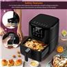 ULTIMA COSA Presto Luxe Plus Air Fryer 5L (Black)