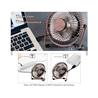 iCAN ATC-401A 4" Retro Air USB Mini Desk Fan - Bronze