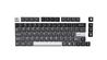 Clavier en aluminium 6063 75% Luminkey 75V2 Tri-Mode, Espace mort gris(Open Box)