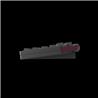 Clavier en aluminium 6063 75% Luminkey 75V2 Tri-Mode, Espace mort gris(Open Box)