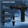 Enjoy-Fit M2 Massage Gun Machine with 6 Massge Head and 30-Speed Shifting Design(Open Box)