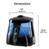 HOMEDICS Warm & Cool Mist Ultrasonic Humidifier