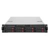 Châssis de stockage en rack SILVERSTONE 2U à 8 baies pour disques durs/SSD 2,5"/3,5"