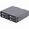 Fond de panier StarTech.com 4 baies pour disques U.2, compatible avec une baie de 5,25 pouces, rack mobile pour disques durs...