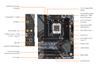 GIGABYTE B650 EAGLE AX AM5 LGA 1718 AMD B650 ATX , DDR5 Triple M.2