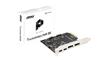 MSI THUNDERBOLTM4-8K PCIe 3.0x4 Add-on Card for 2 Thunderbolt 4