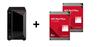 Asustor AS5402T 2 Bay NAS Storage (Diskless) + 2x WD Red Plus 6TB Hard Drive 3.5" Internal SATA (SATA/600) (WD60EFPX)
