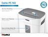 DAHLE PaperSAFE PS 140 P-4 Cross-Cut Shredder, oil-free, hassle-free