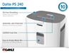 DAHLE PaperSAFE PS 240 P-4 Cross-Cut Shredder, oil-free, hassle-free