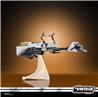 Hasbro Star Wars The Vintage Collection Speeder Bike Vehicle with 3 3/4-Inch Scout Trooper and Grogu Action Figures