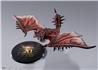 BANDAI Tamashii S.H.MonsterArts Rathalos Dragon -20th Anniversary Edition- "Monster Hunter" Action Figure