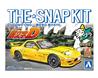 Aoshima 1/32 SNAP KIT #CM1 Initial D Keisuke's Mazda RX-7 FD Model Kit | No Glue Needed | Snap by Hand