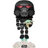 Funko POP! STAR WARS - Dark Trooper (with Grogu) (GITD - Glow in the D