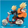 MegaHouse DESKTOP REAL Dragon Ball Super Saiyan Mortorbike