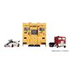 Hasbro Takara Tomy Transformers Dramatic Capture Series DCS-2 Autobot Headquarters Jazz, Mainframe, and Optimus Prime Set Fi...