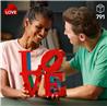 LEGO Art LOVE Collectible Building Set, Home Décor and Couples Gift Id