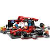 LEGO City F1 Pit Stop & Pit Crew with Ferrari Car Toy 60443
